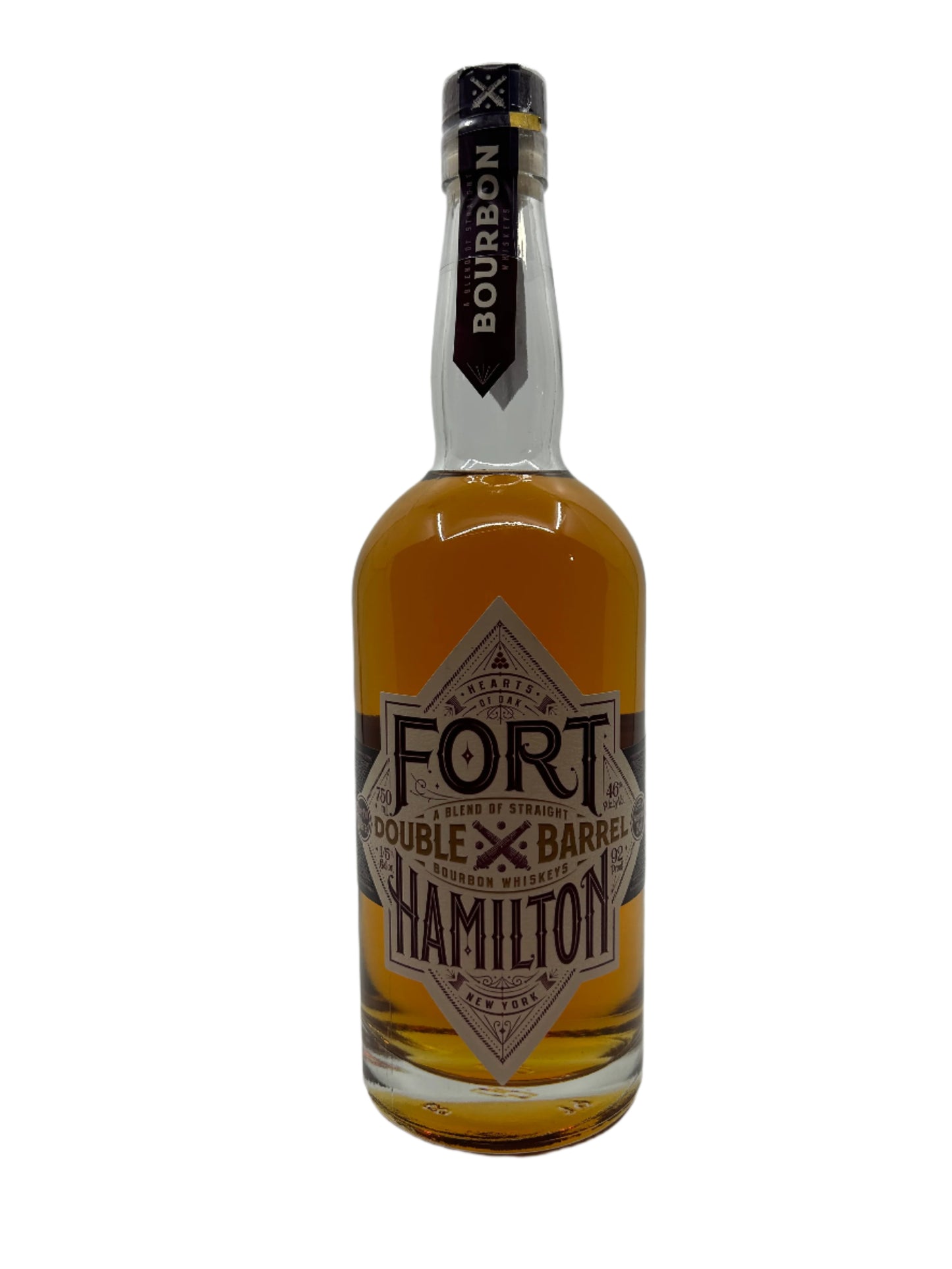 FORT HAMILTON DOUBLE BARREL BOURBON WHISKEY 750ml