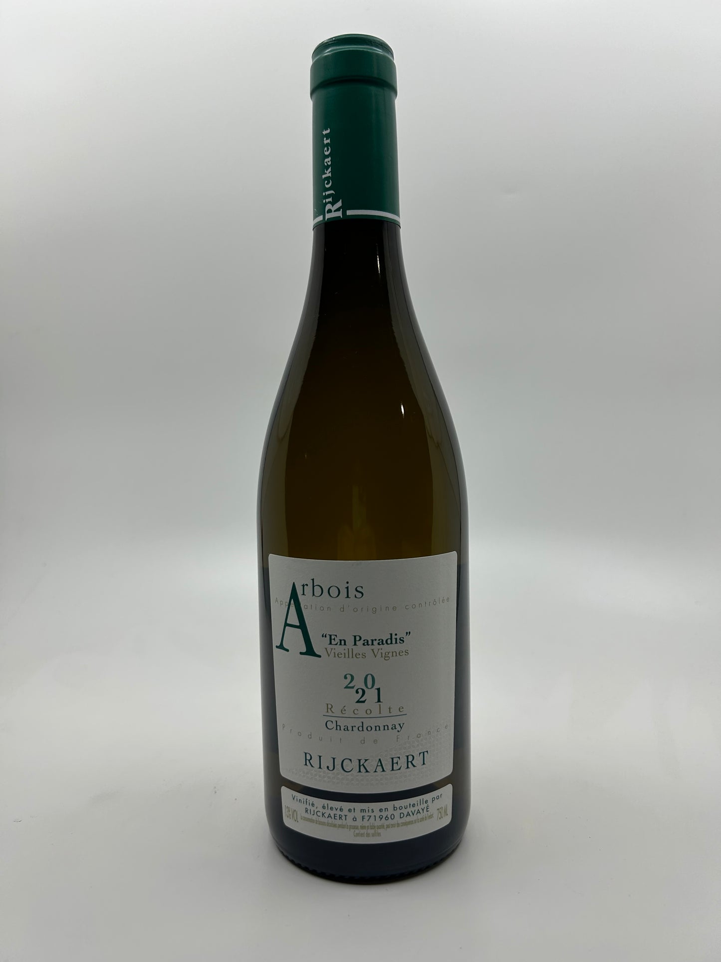 RIJCKAERT EN PARADIS ARBOIS CHARDONNAY VIELLES VIGNES 2021 750ml