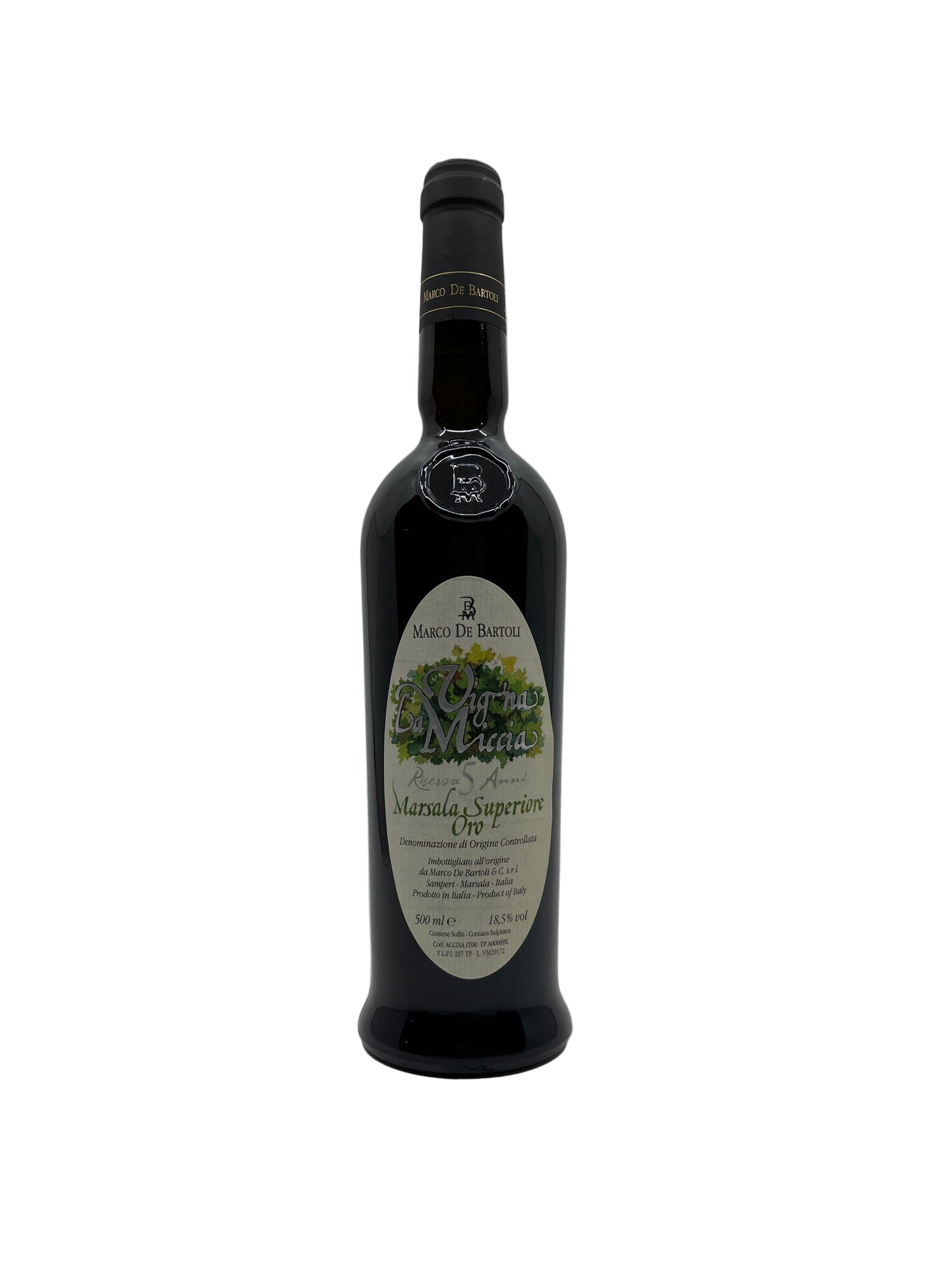 BARTOLI, MARCO DE MARSALA SUPERIORE, 5 Year, 500mL
