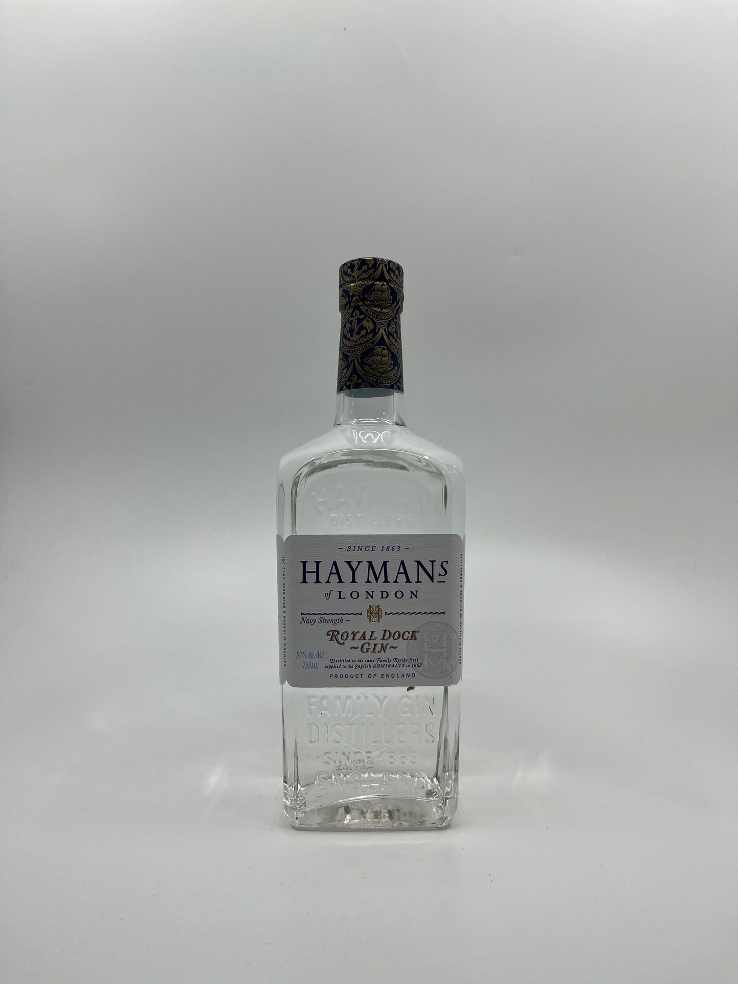 HAYMAN'S NAVY STRENGTH ROYAL DOCK GIN 750ml