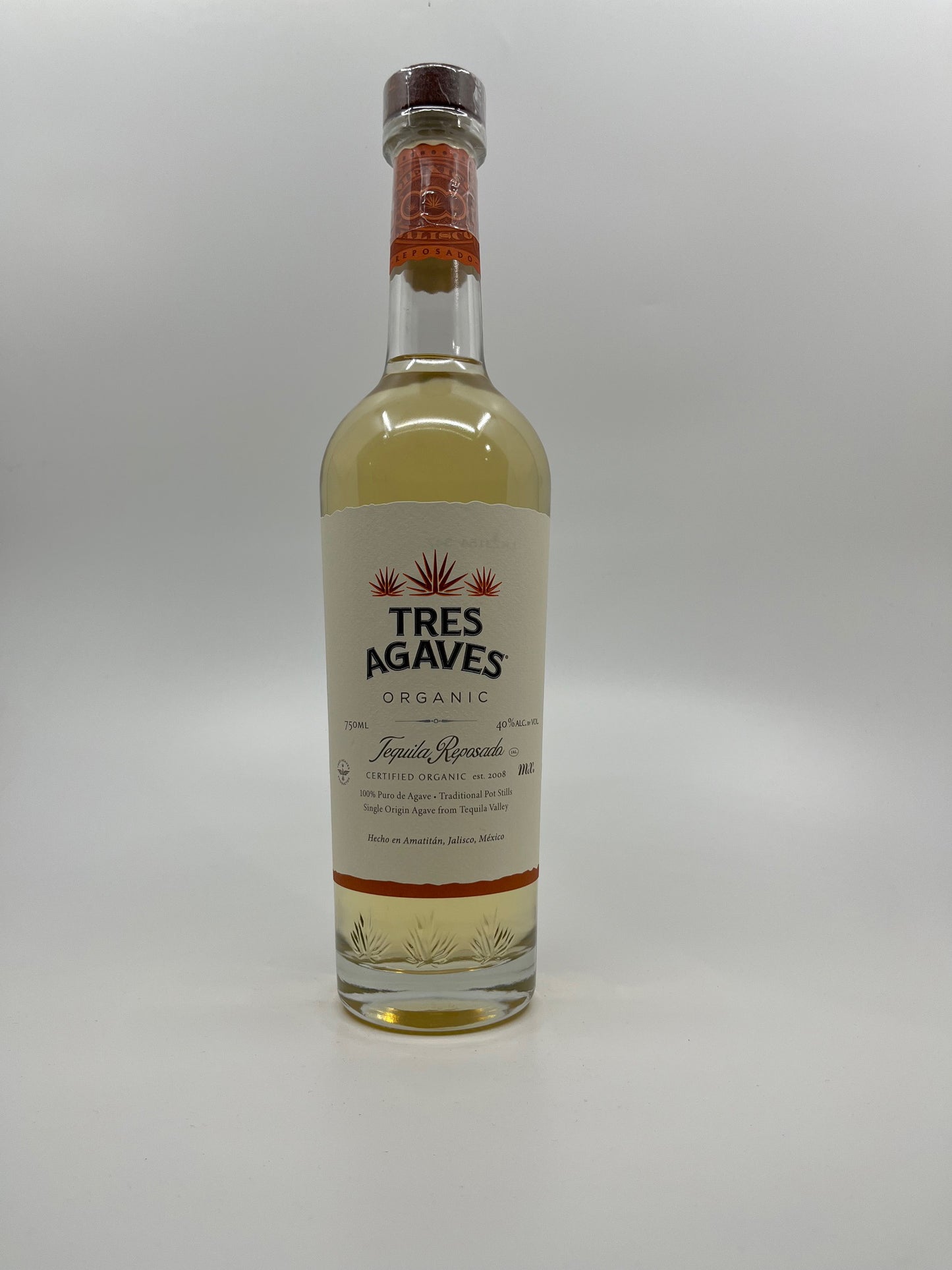 TRES AGAVES TEQUILA REPOSADO 750ml