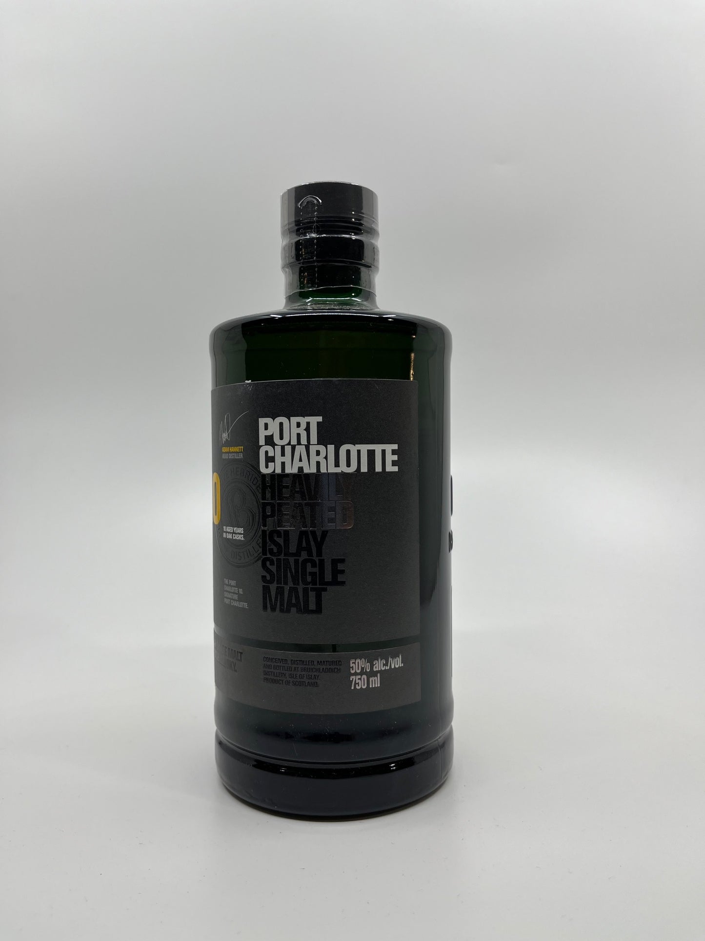 PORT CHARLOTTE HEAVILY PEATED SINGLE MALT SCOTCH 10YR 750ml