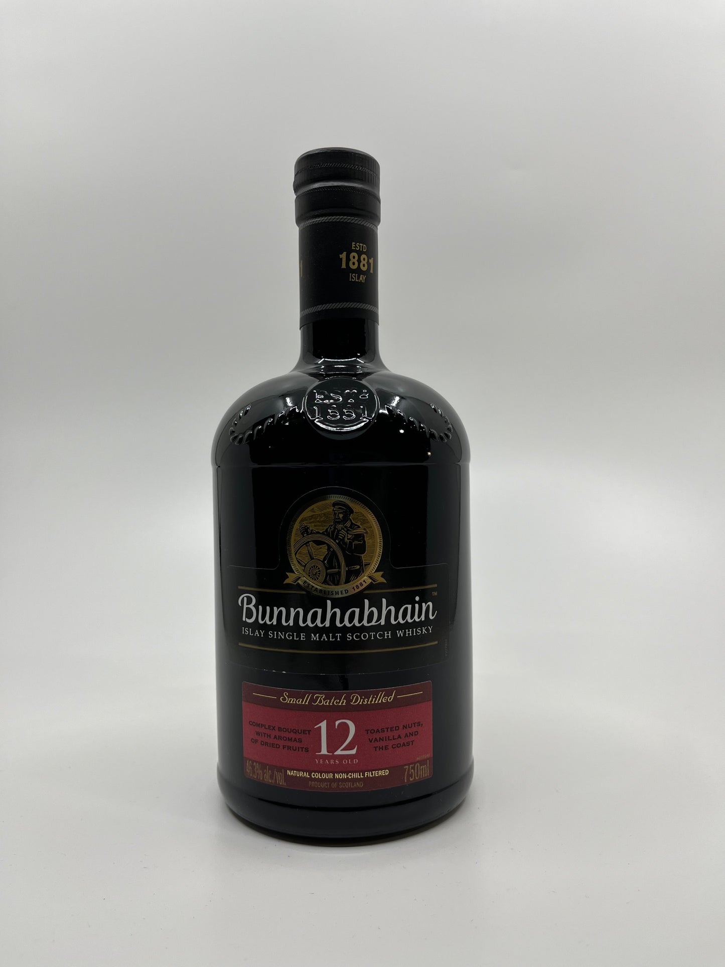 BUNNAHABHAIN 12YR SINGLE MALT SCOTCH 750ml