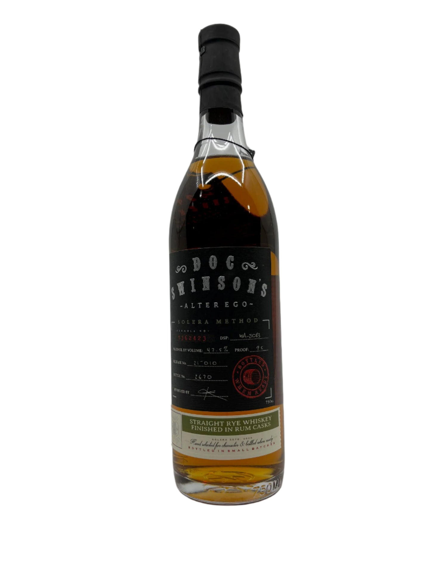 DOC SWINSONS ALTEREGO RYE, N/V