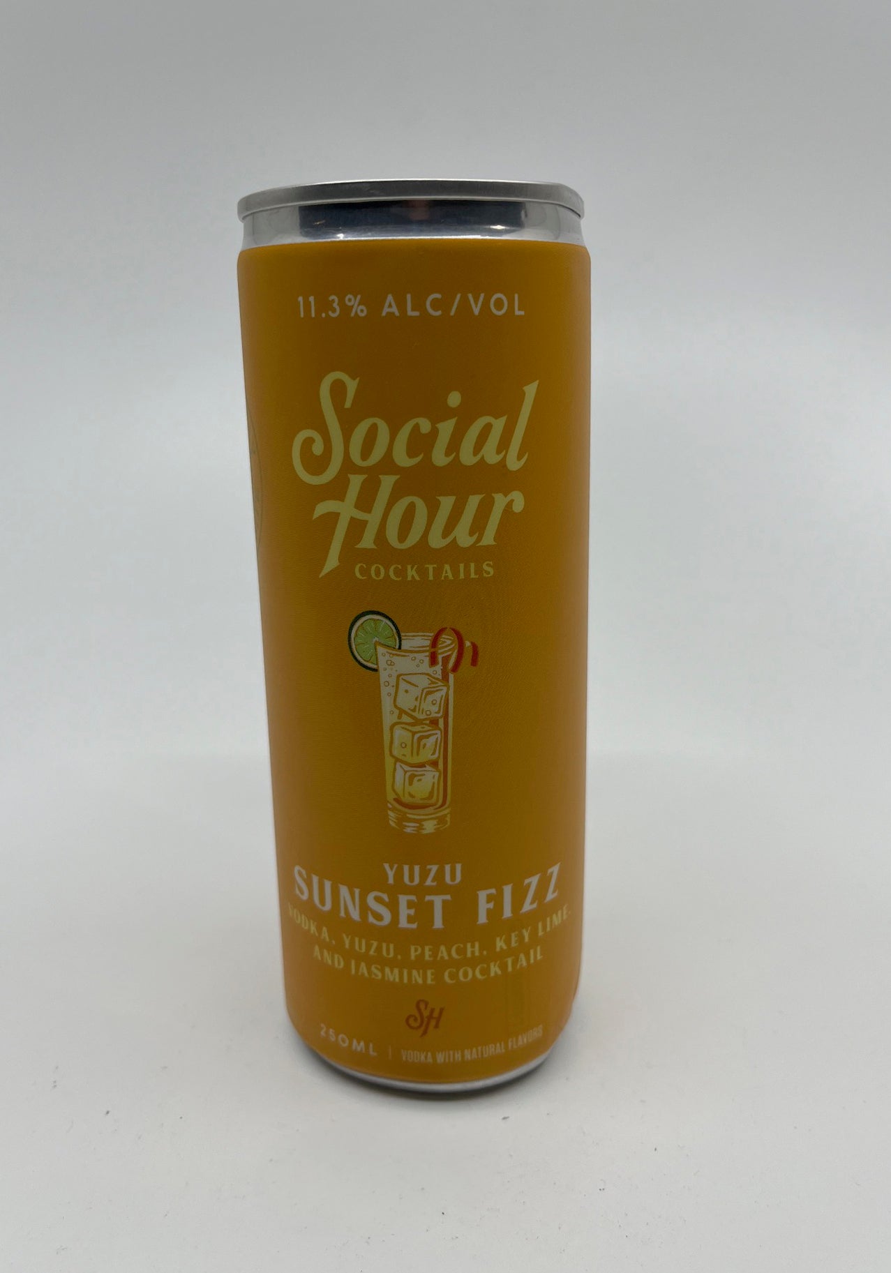 SOCIAL HOUR COCKTAILS, YUZU SUNSET FIZZ