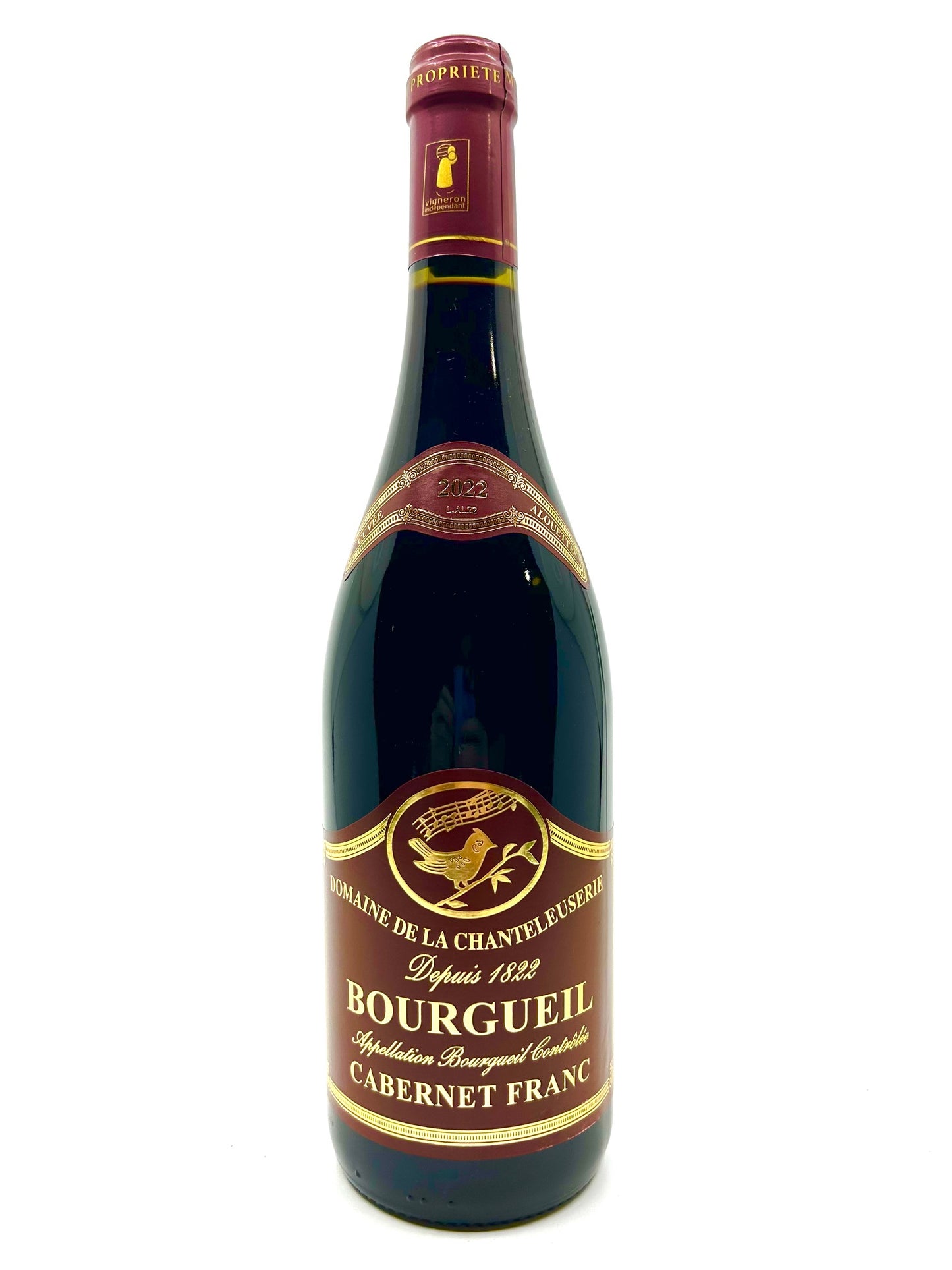 DOMAINE DE LA CHANTELEUSERIE BOURGUEIL 2022 750ml