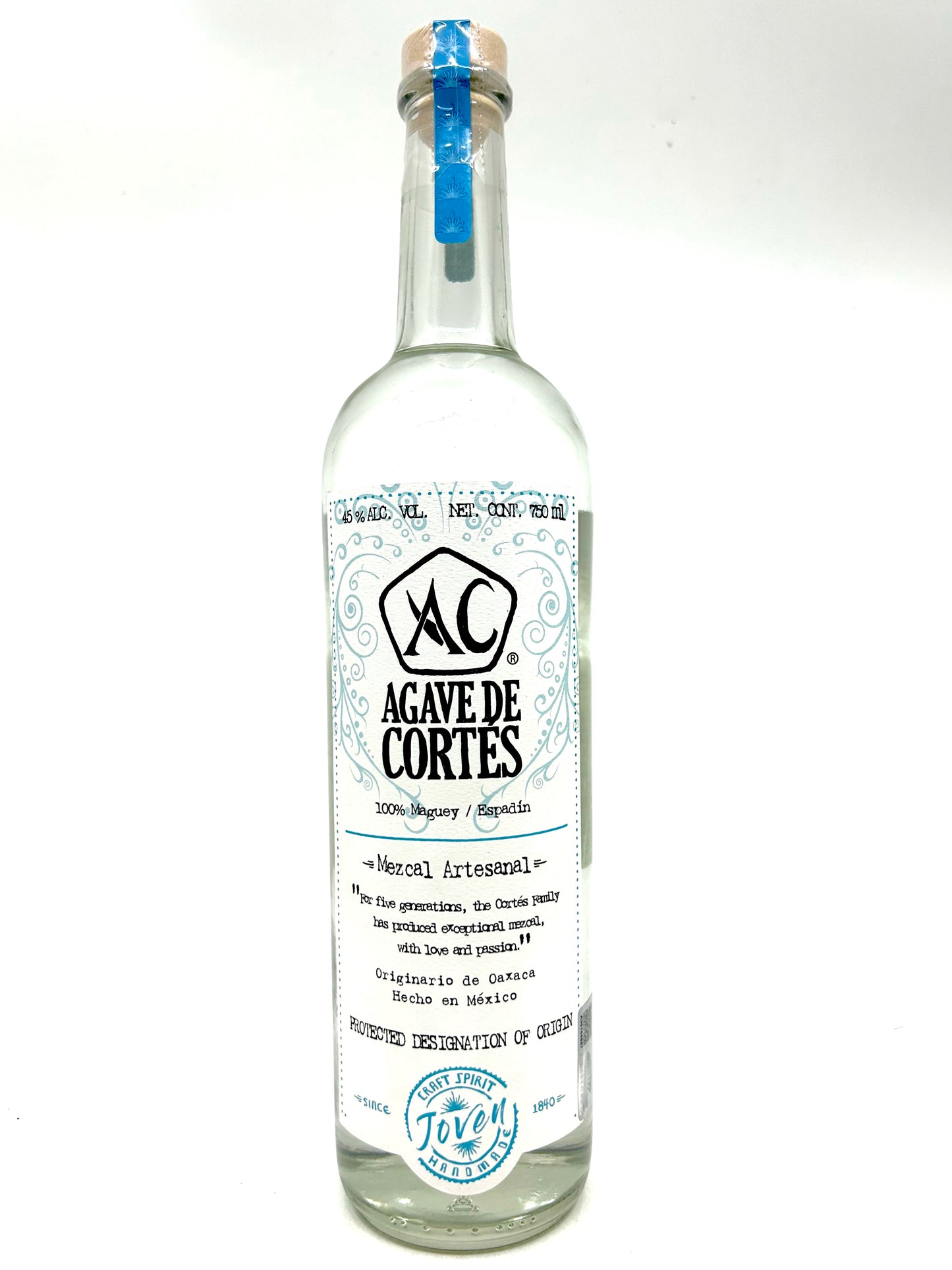 AGAVE DE CORTES MEZCAL JOVEN 750ml