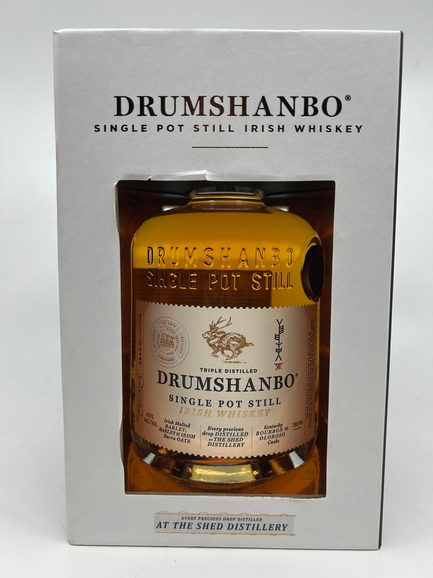 DRUMSHAMBO SINGLE POT STILL IRISH WHISKEY 750ml