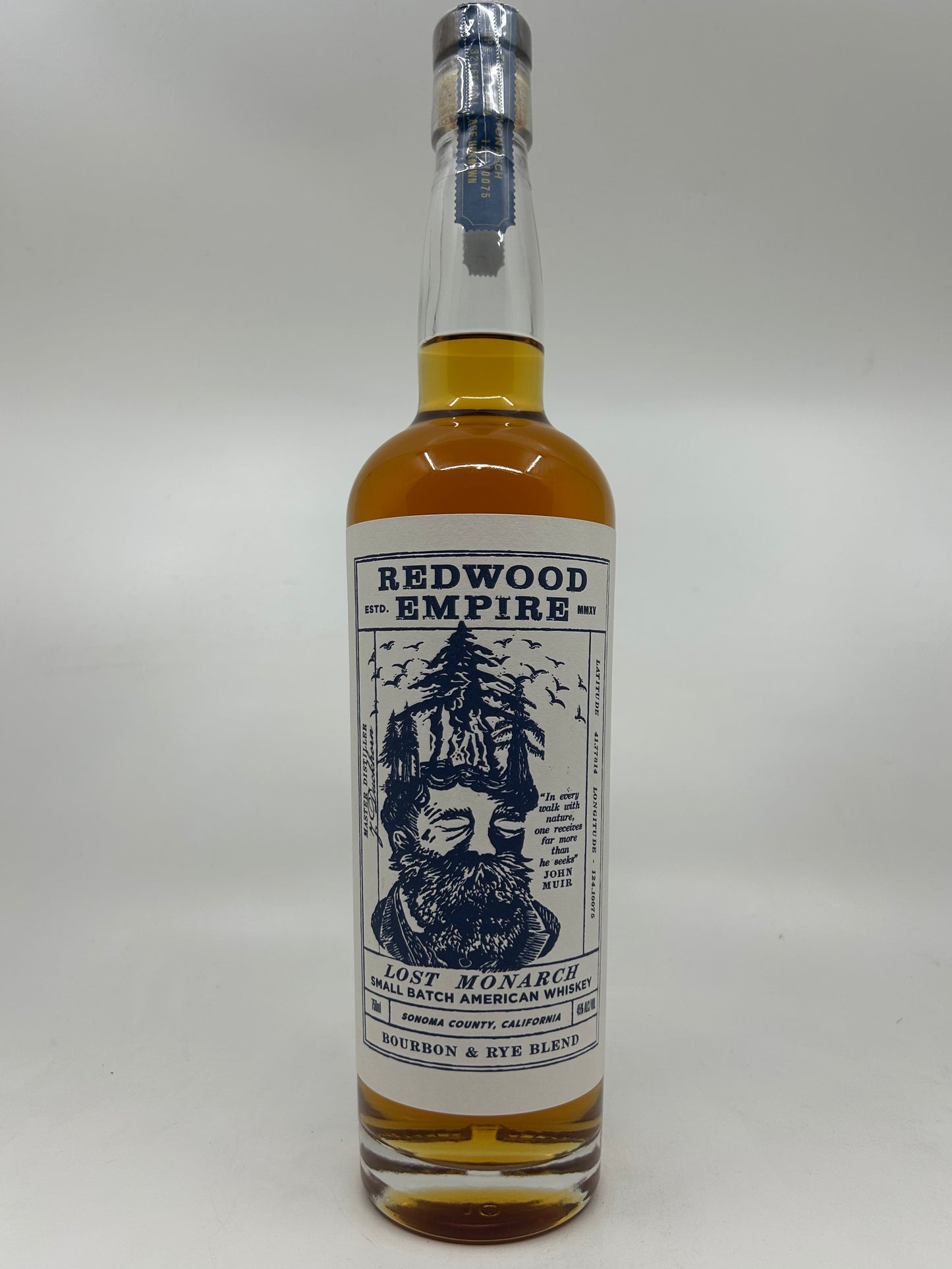 REDWOOD EMPIRE LOST MONARCH BOURBON & RYE BLEND 750ml