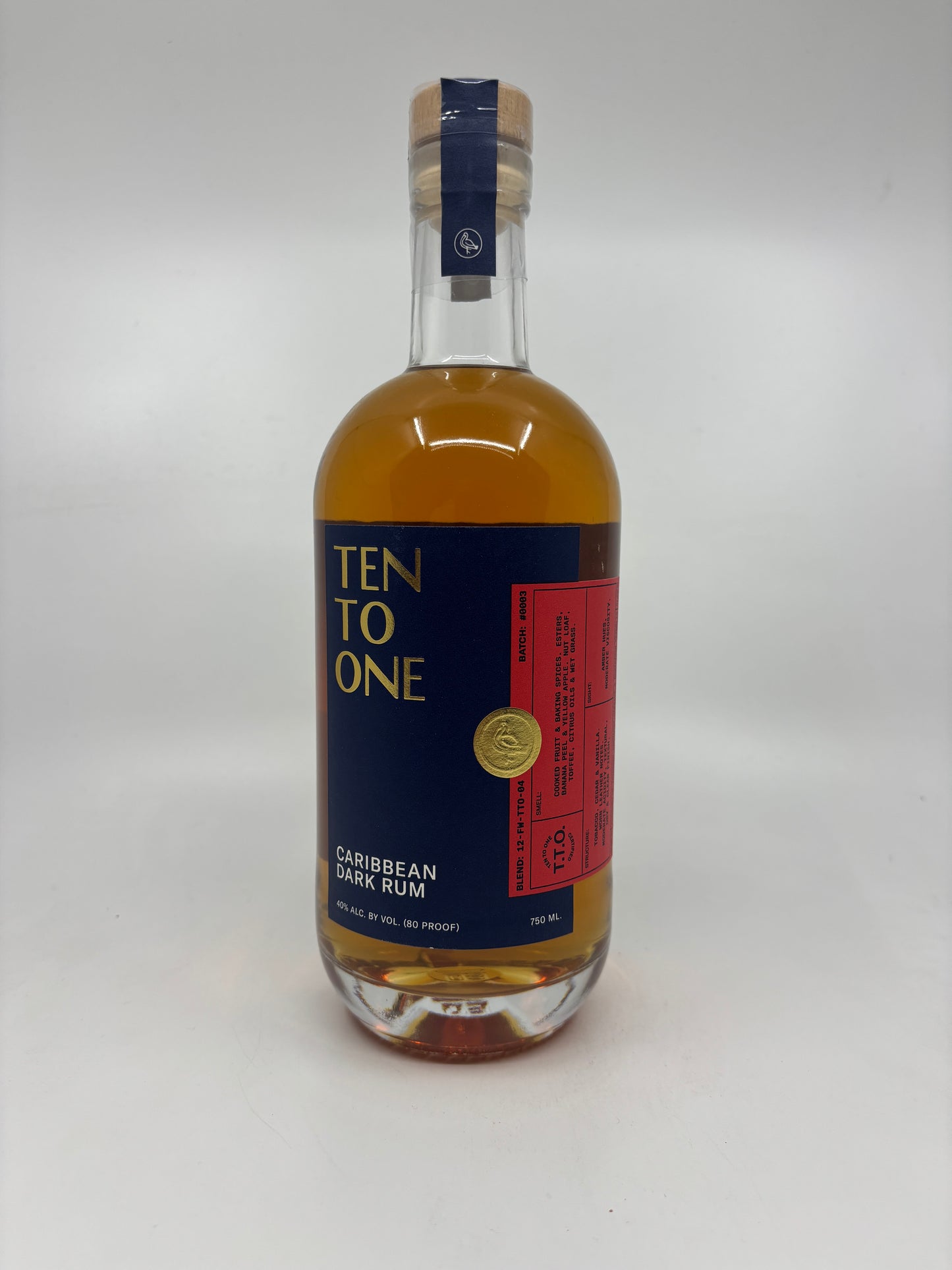 TEN TO ONE CARIBBEAN DARK RUM 750ml