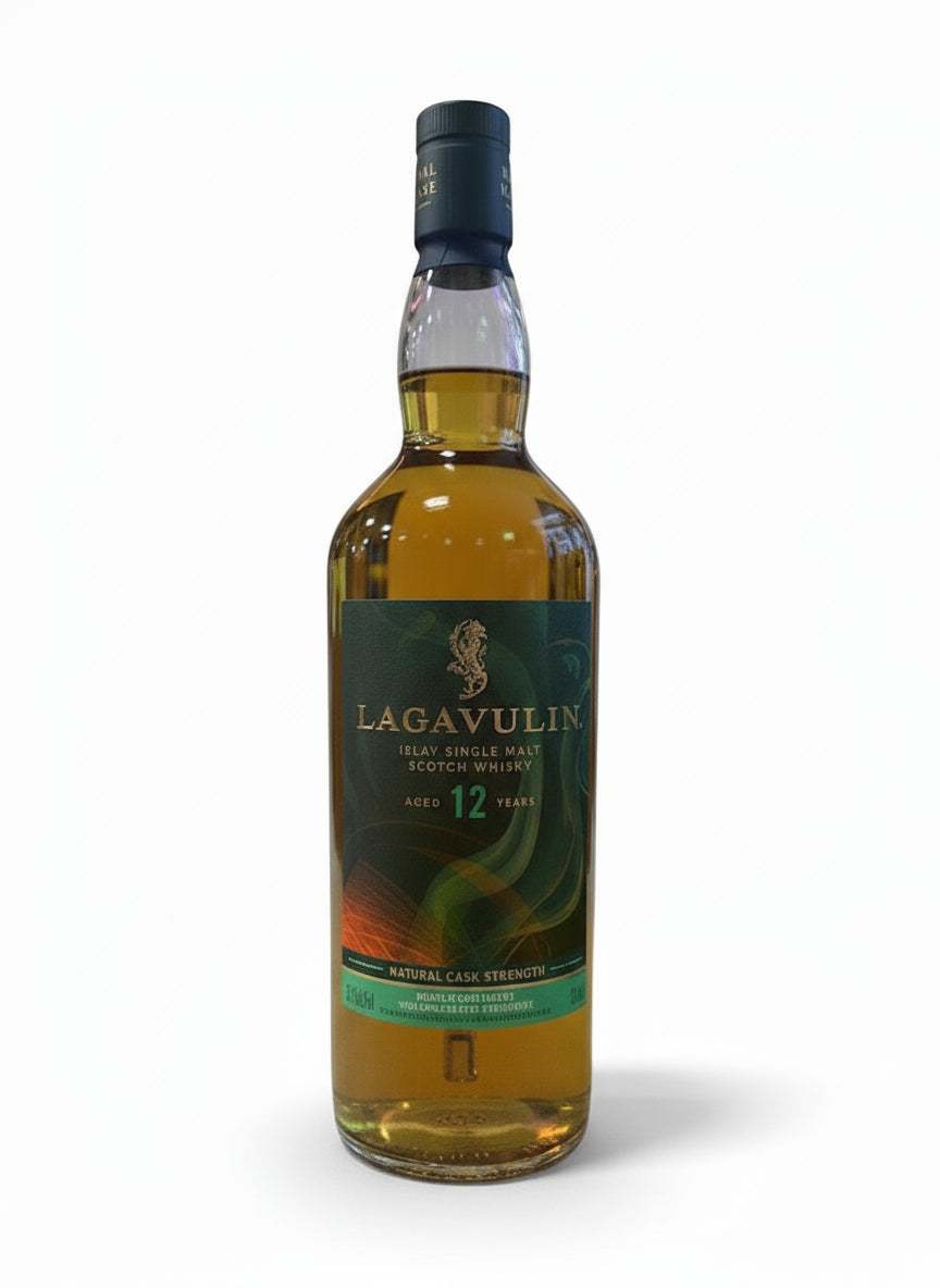 LAGAVULIN SINGLE MALT NATURAL CASK STRENGTH 12YR 750ml