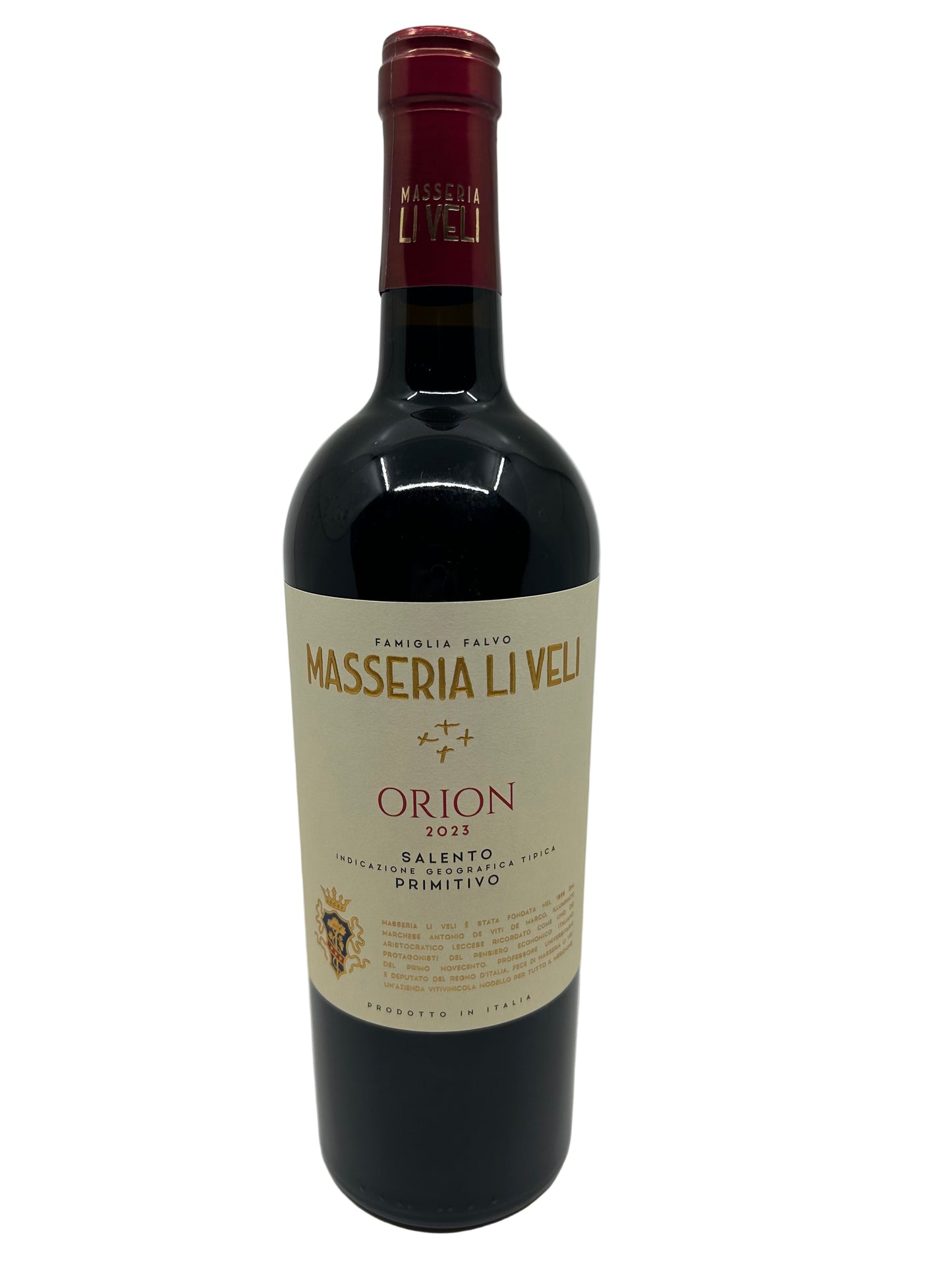 MASSERIA LI VELI ORION PRIMITIVO 2023 750ml