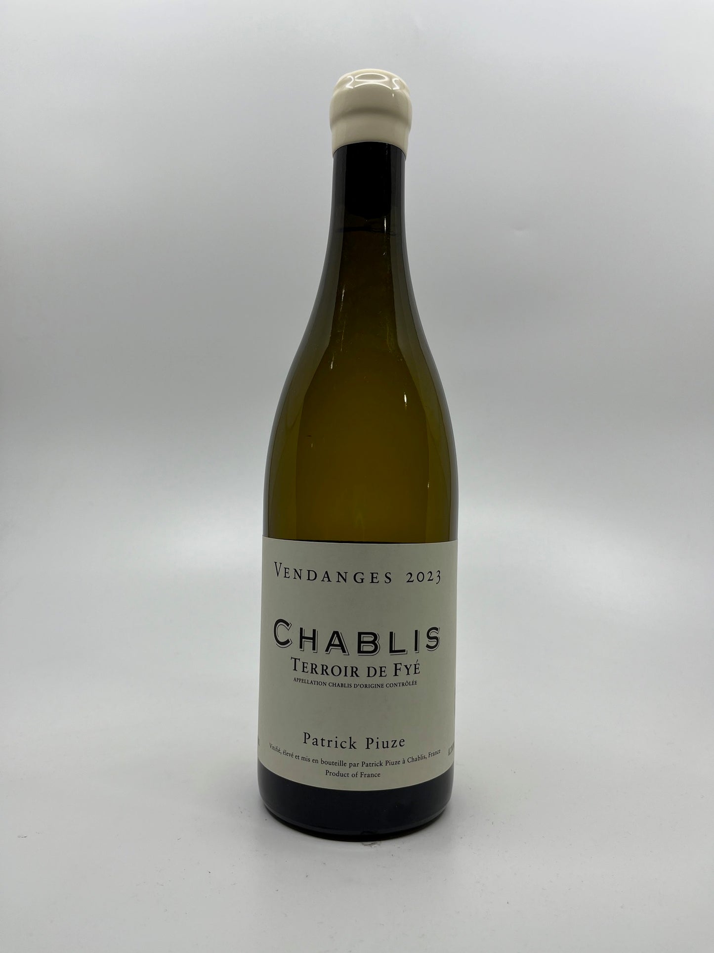 PIUZE CHABLIS. TERROIR DE FYE 2023