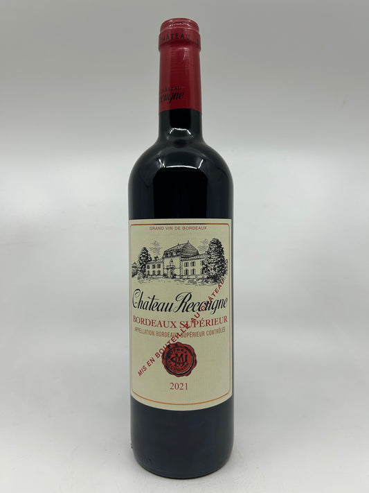 CHÂTEAU RECOUGNE BORDEAUX SUPÉRIEUR 2021 750ml