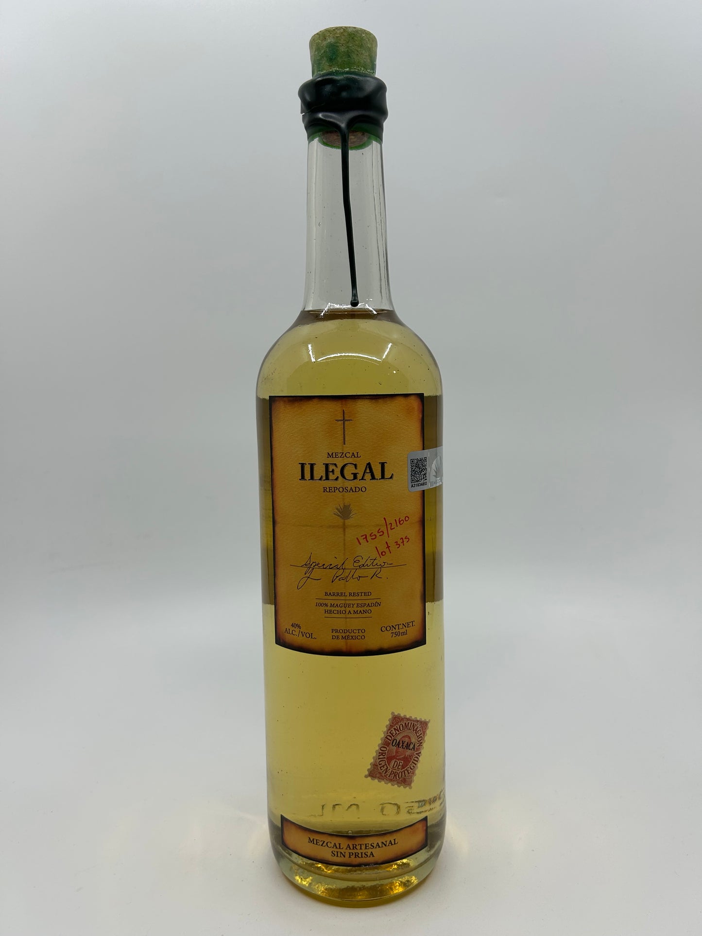 ILEGAL MEZCAL REPOSADO, N/V, 1.0L