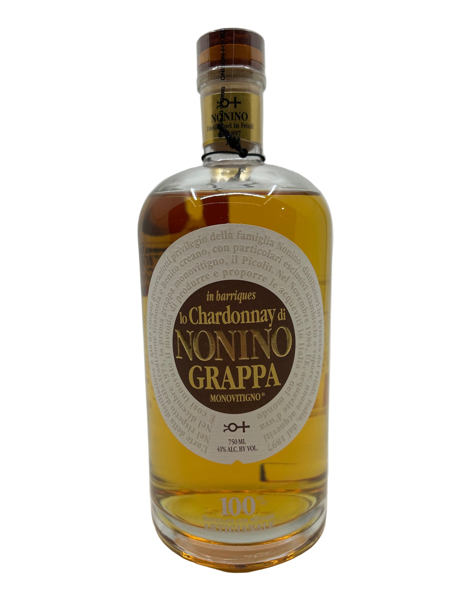 GRAPPA NONINO CHARDONNAY. 750ML