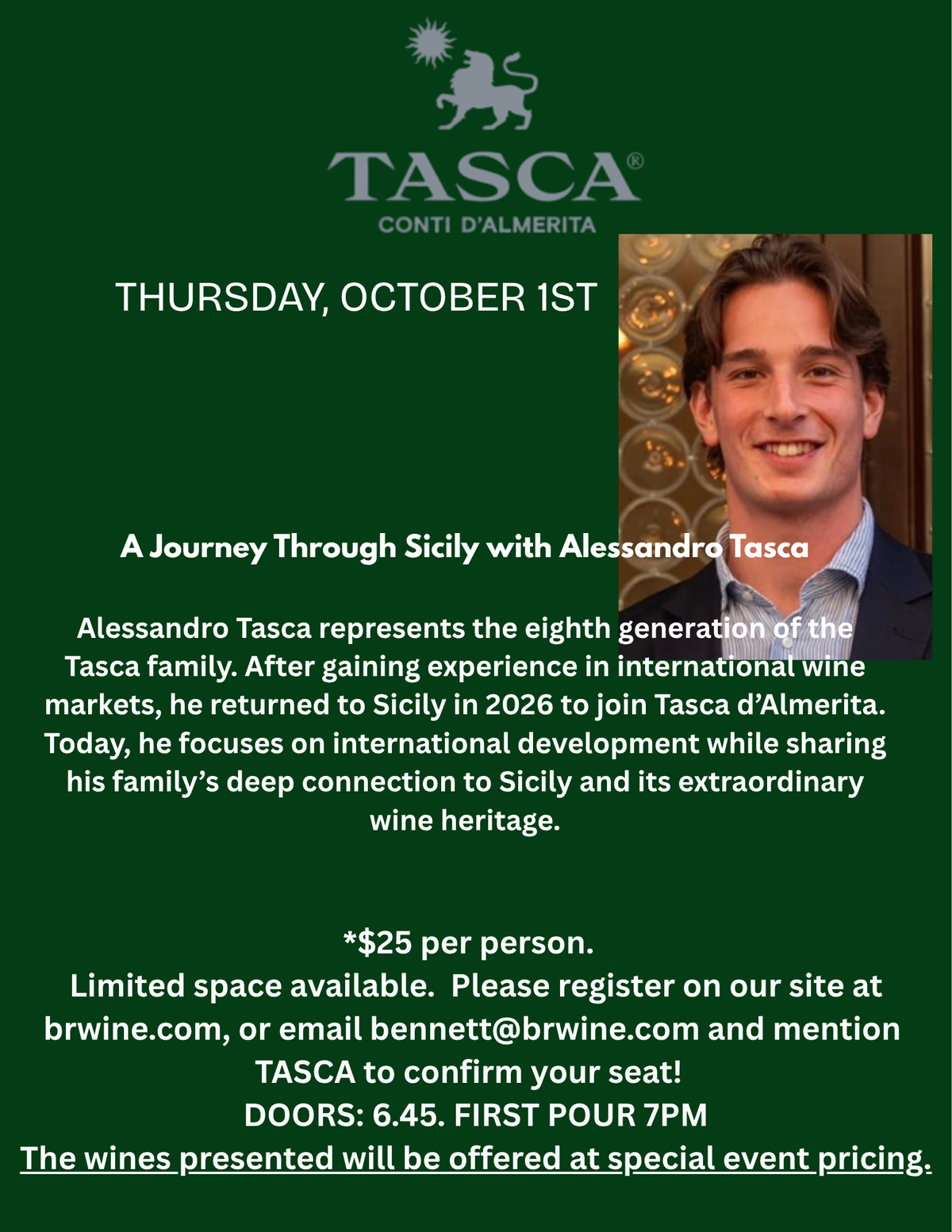 SICILY WINE TASTING AND CLASS