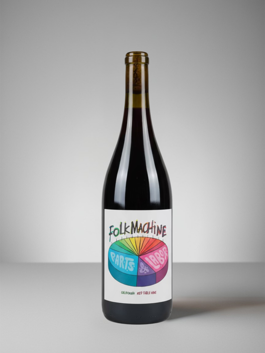 FOLK MACHINE PARTS & LABOR CALIFORNIA RED WINE