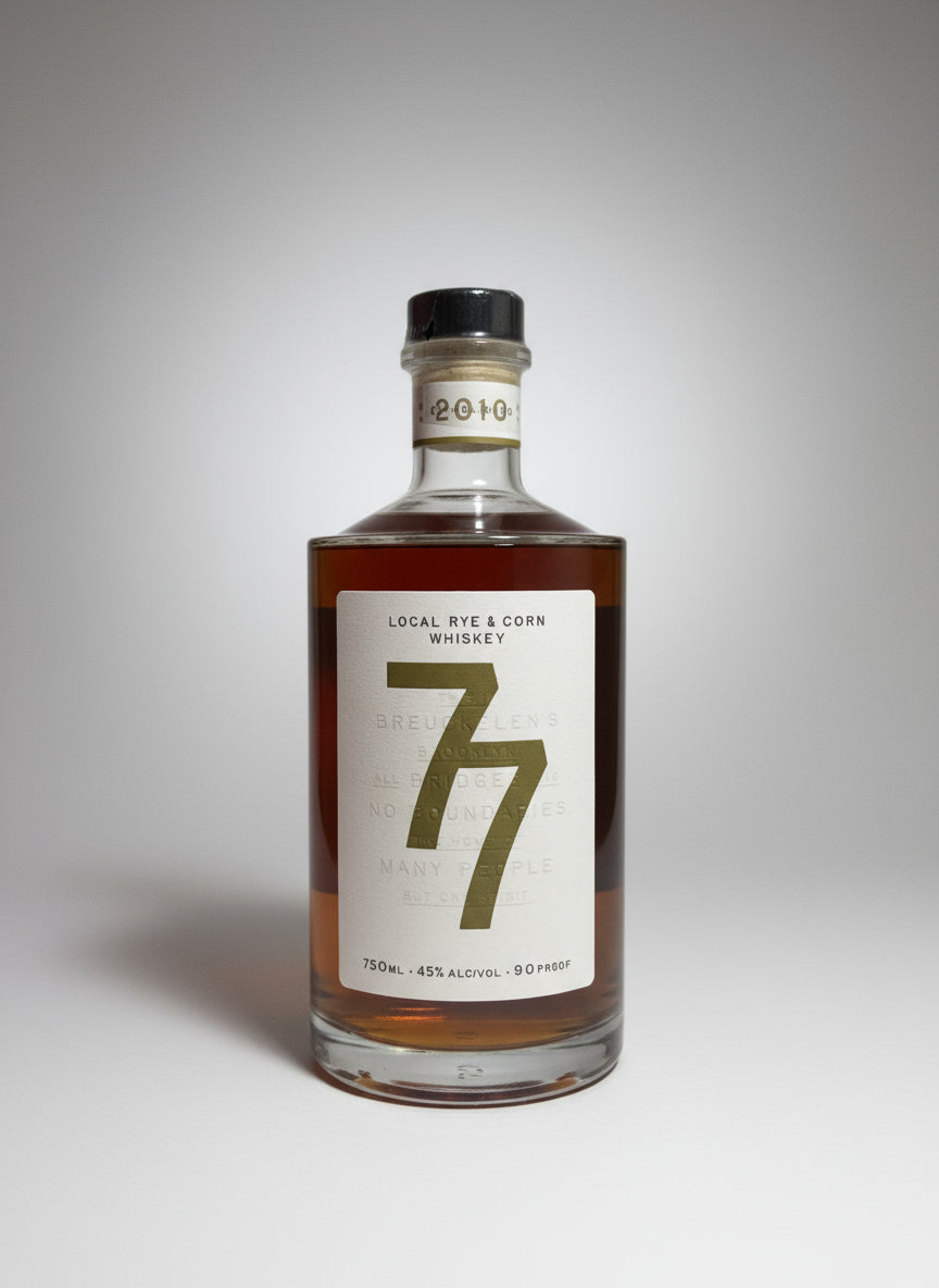 BREUCKELEN DISTILLING LOCAL RYE & CORN 77 750m l