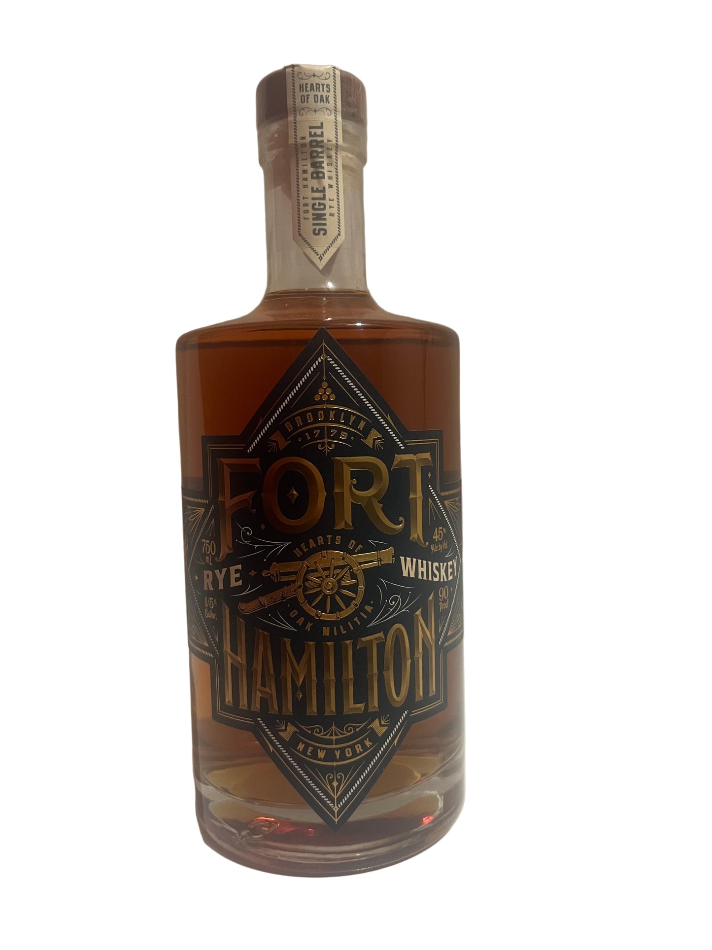 FORT HAMILTON SINGLE BARREL RYE WHISKEY
