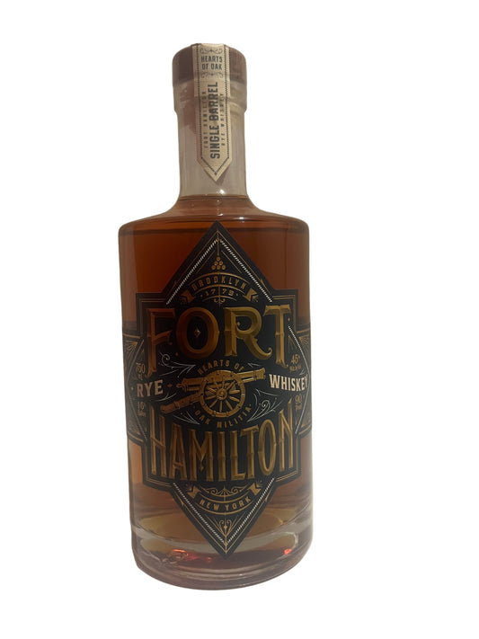 FORT HAMILTON SINGLE BARREL RYE WHISKEY