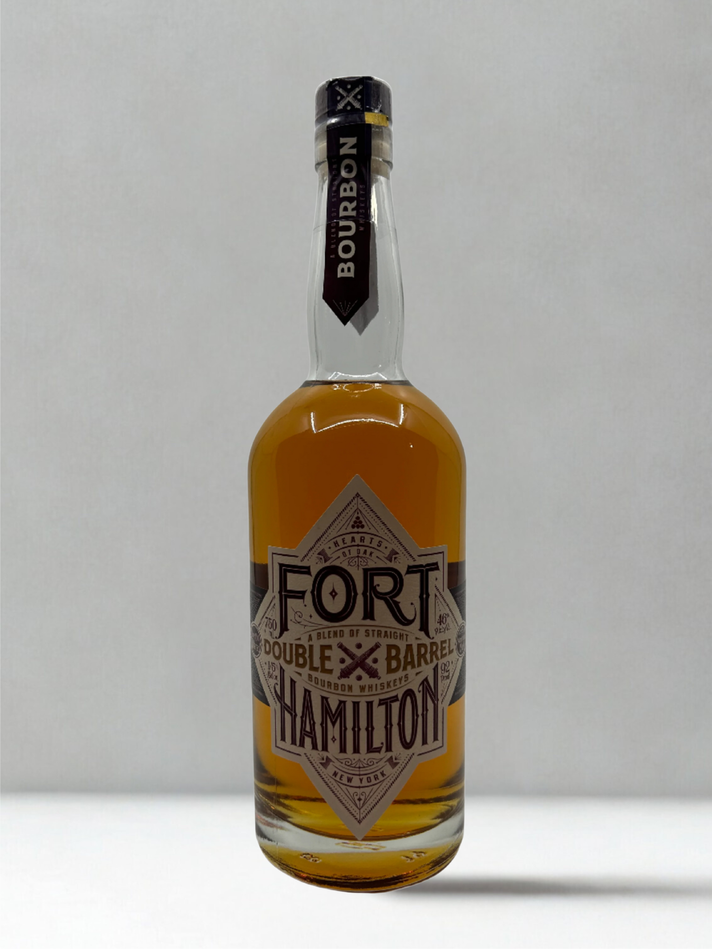 FORT HAMILTON DOUBLE BARREL BOURBON WHISKEY 750ml