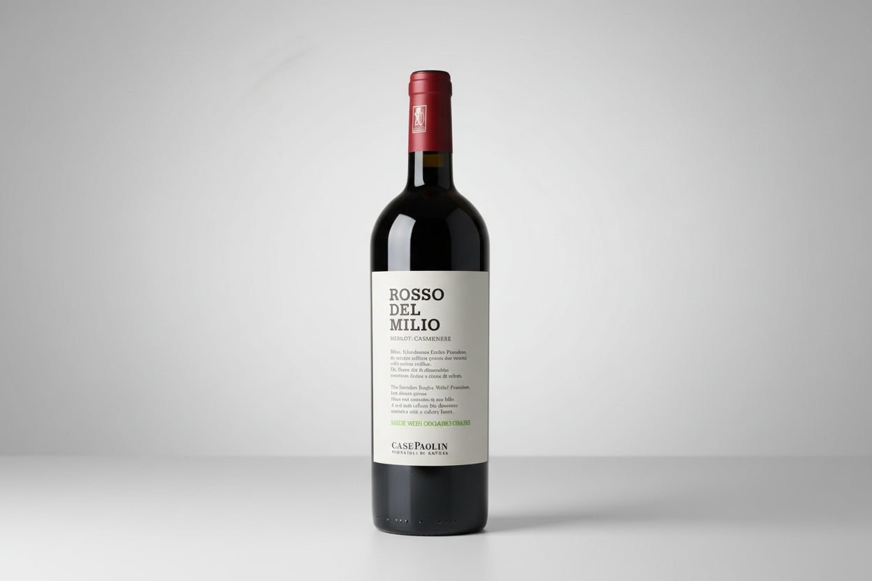 CASE PAOLIN ROSSO DEL MILIO MERLOT, CARMENERE 2019, 750ml - Wine Nexus