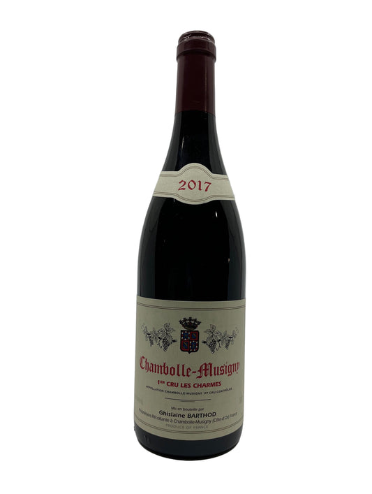 CHAMBOLLE-MUSIGNY PREMIER CRU LES CHARMES, GHISLAINE BARTHOD 2017