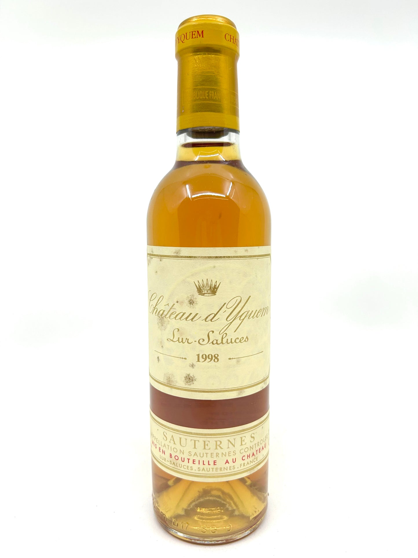 CHATEAU D'YQUEM SAUTERNES 1998 375ml