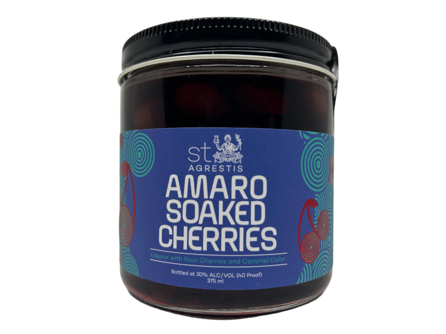 ST AGRESTIS AMARO SOAKED CHERRIES 375ml