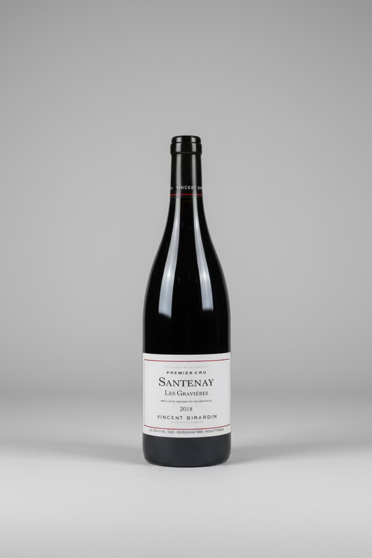 VINCENT GIRARDIN SANTENAY LES GRAVIÈRES 1ER CRU 2018 750ml