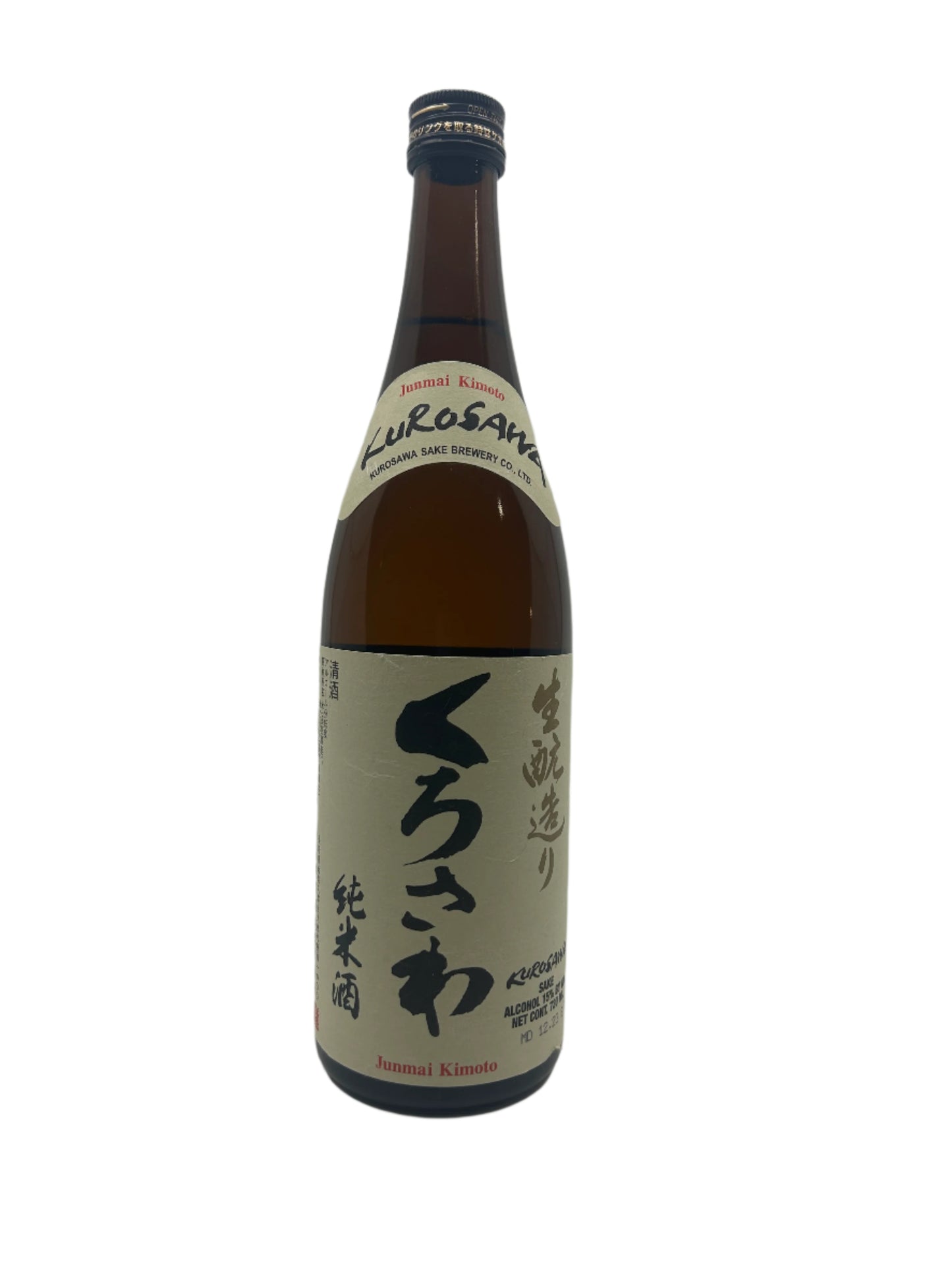 KUROSAWA JUNMAI KIMOTO SAKE NV 720ml