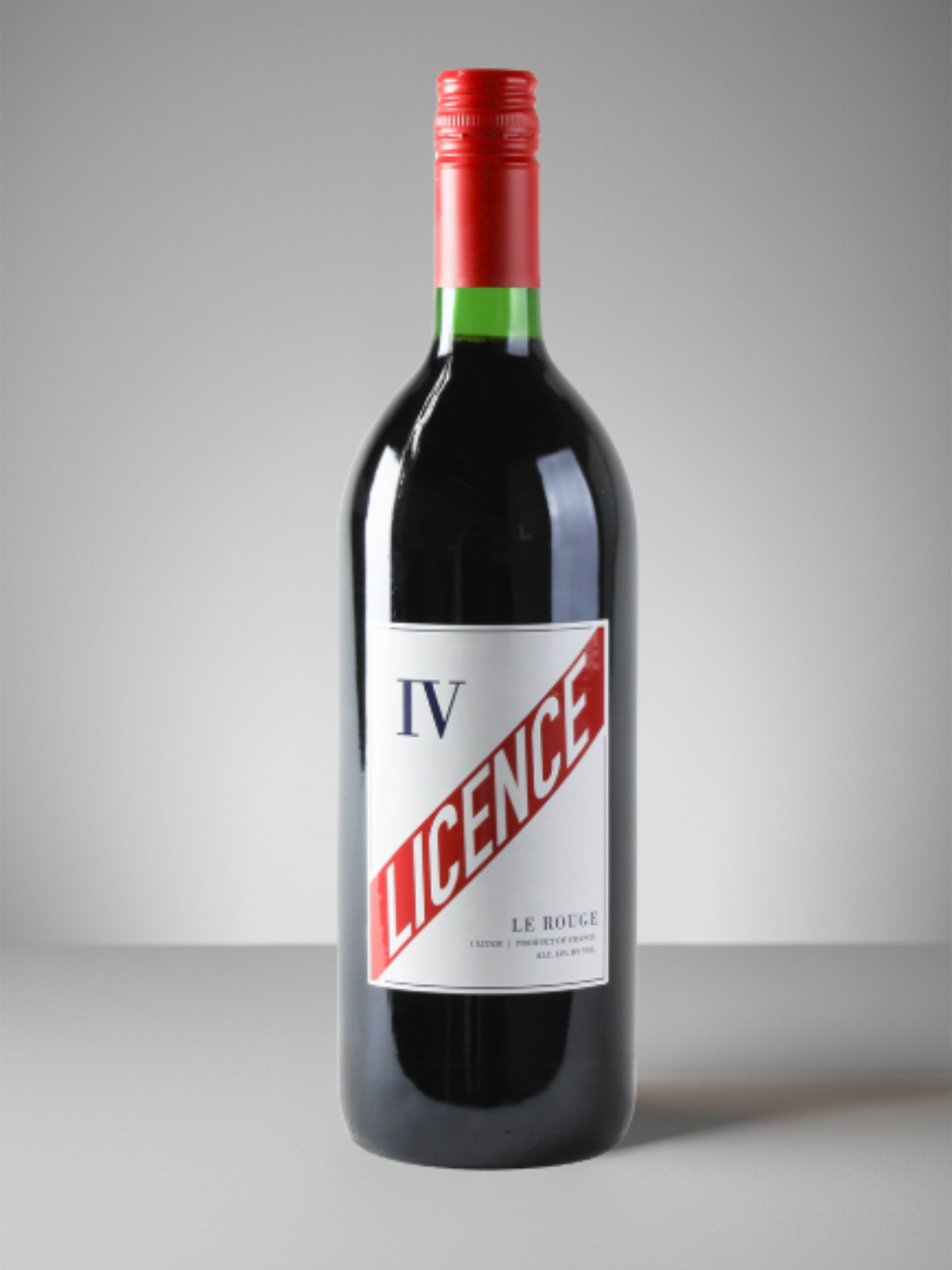 LICENCE IV LE ROUGE VIN DE FRANCE, 1 LITER