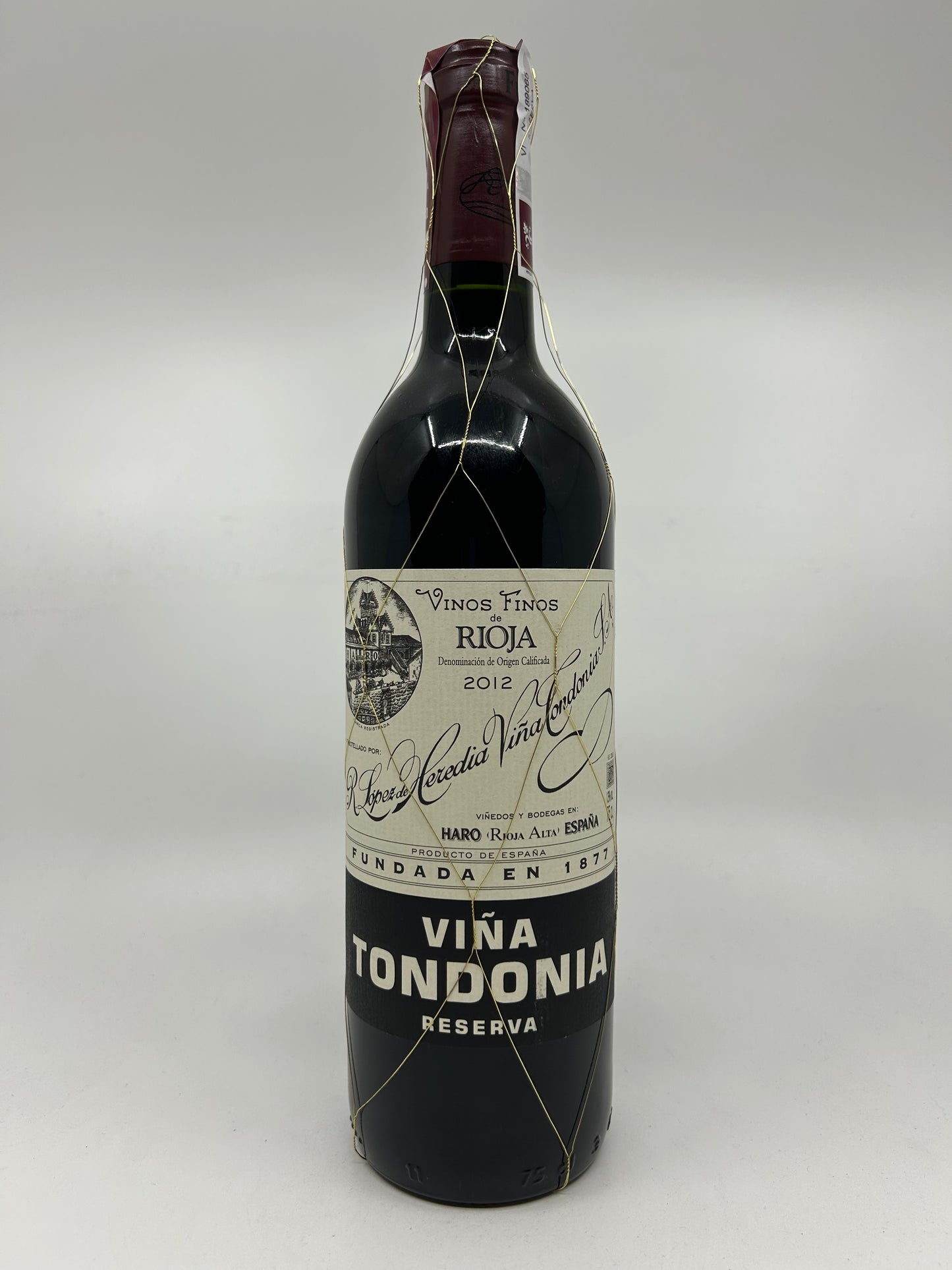 LOPEZ DE HEREDIA VINA TONDONIA 2012 750ml