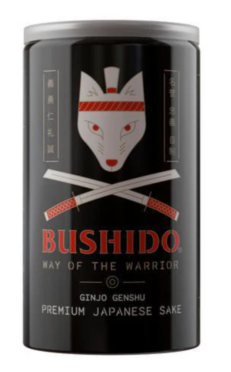 BUSHIDO WAY OF THE WARRIOR GINJO GENSHU SAKE 180ml