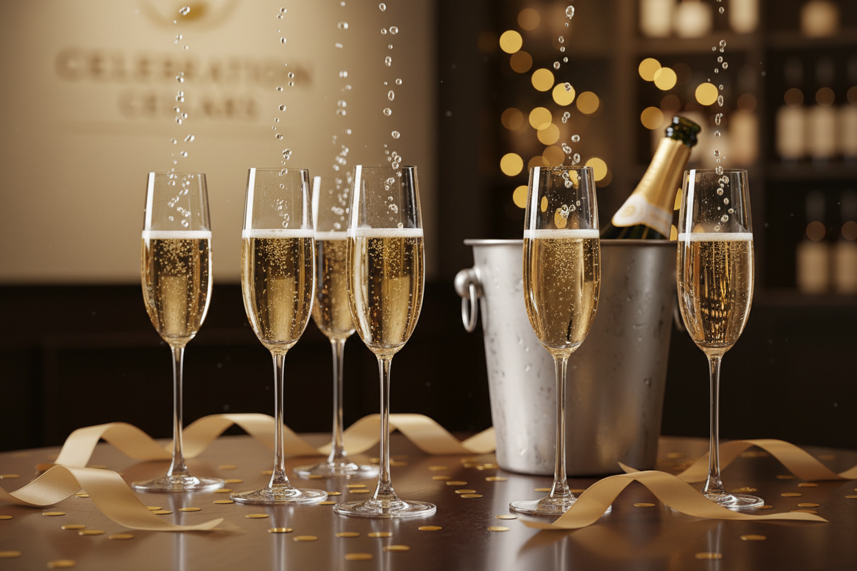 champagne celebration