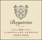 Bergstr�m - Pinot Noir Willamette Valley Cumberland Reserve 2018